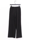 SWAYING 25 Early Autumn Knit Straight Casual Pants SW-SW25PF3B12C4-HEI Black
